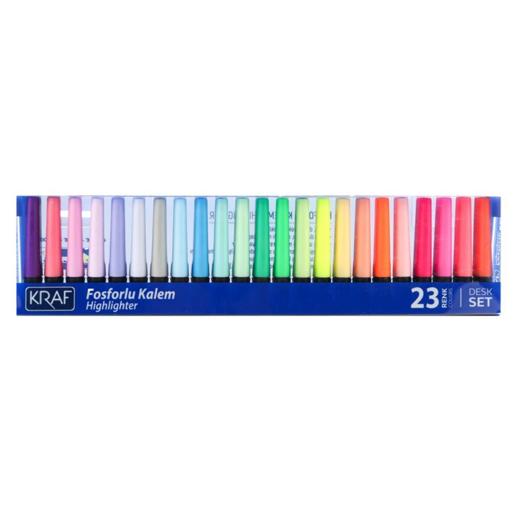 Kraf Fosforlu Kalem Desk Set 365 23 Lü