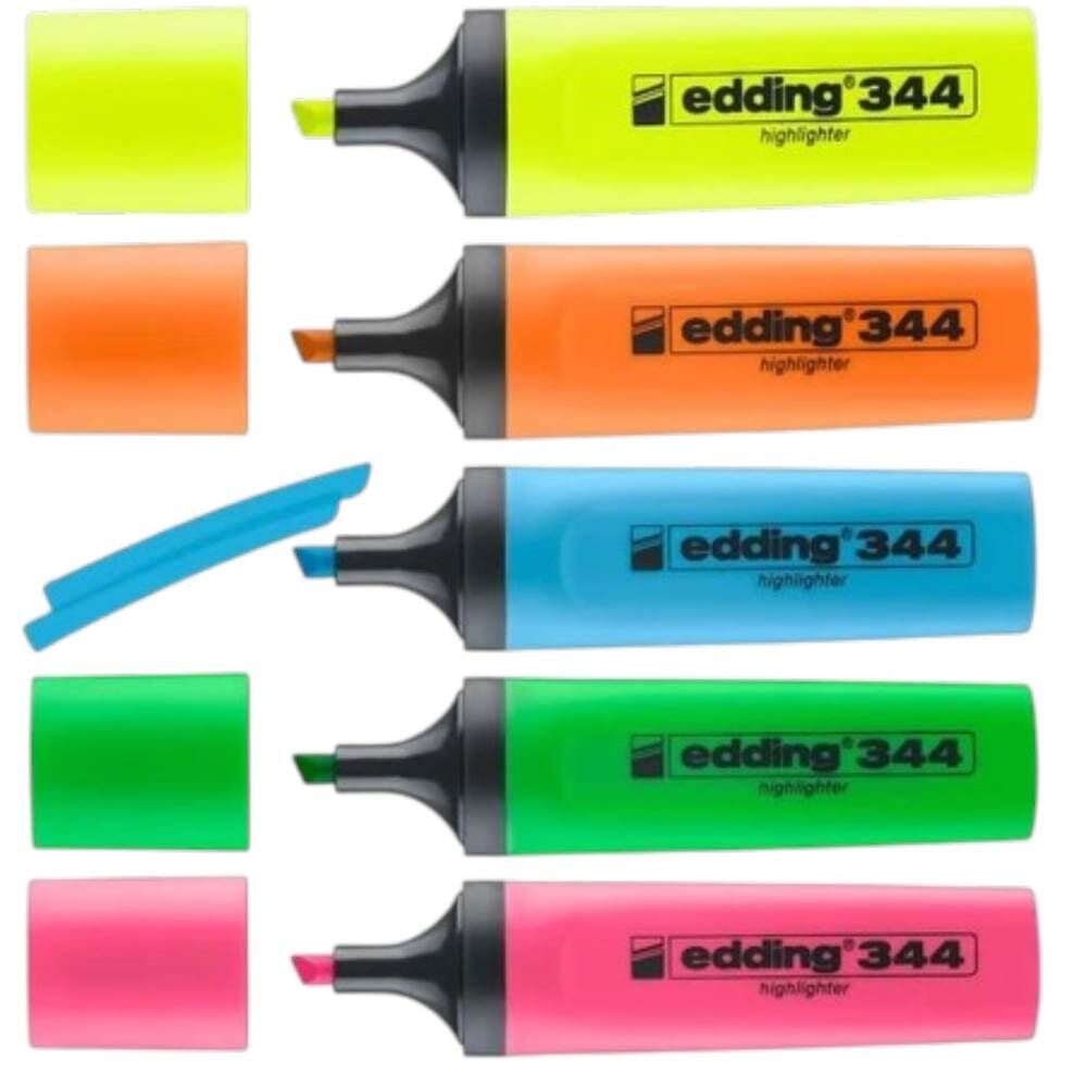 Edding Fosforlu Kalem E-344 5 Renk ED344P599