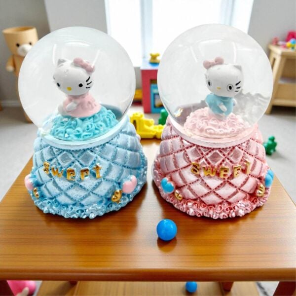 Sulu Kar Küresi Mini Boy Işıklı C-210