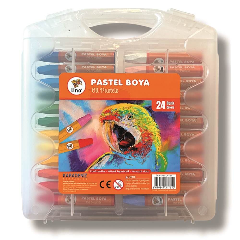 Lino Yağlı Pastel Boya 24 Renk LN-124