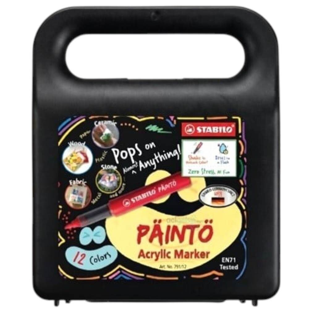 Stabilo Painto 12'li Markör Kalem