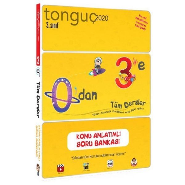 Tonguç 3.Sınıf 0 dan 3 e Tüm Dersler Konu Anlatımlı Soru Bankası