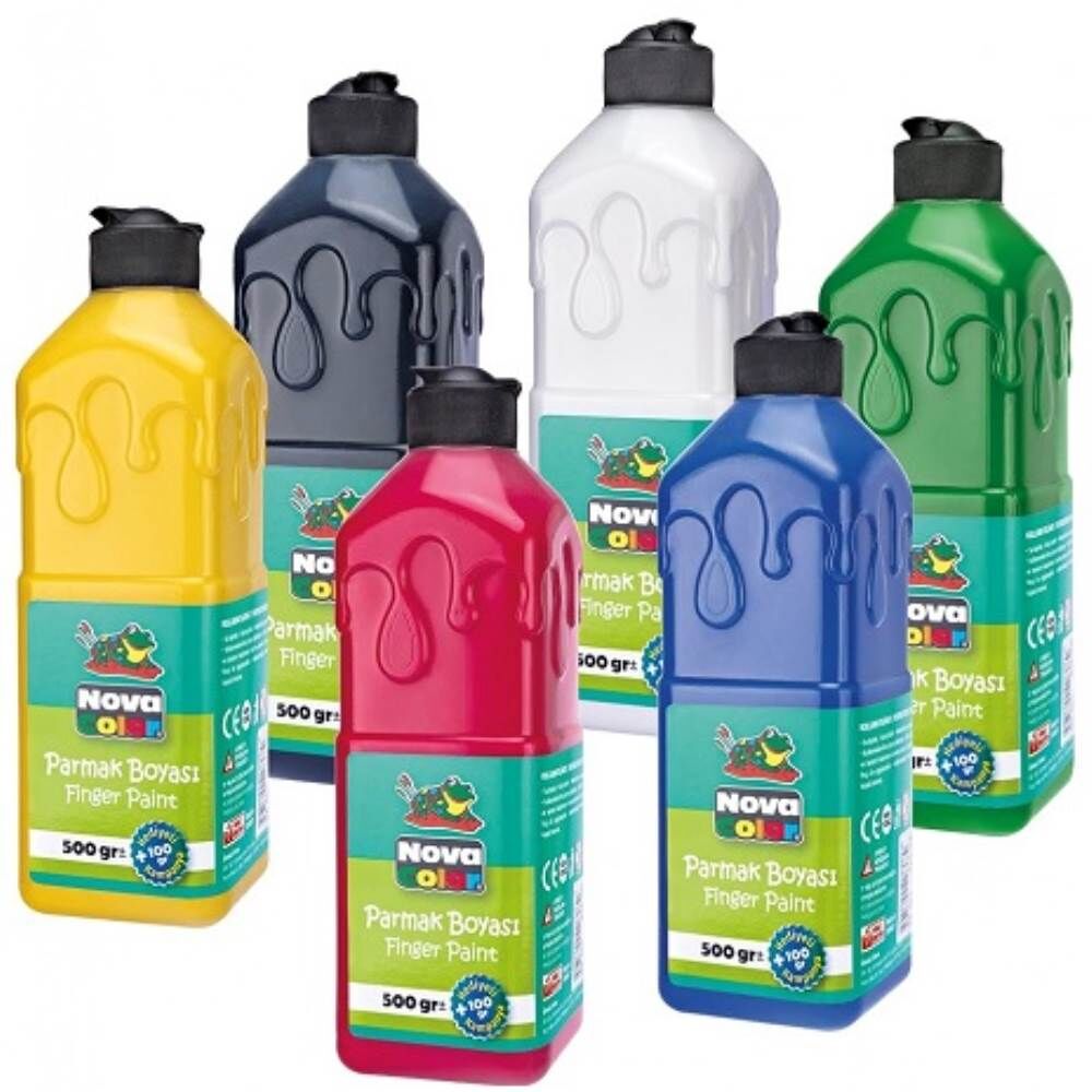 Nova Color Parmak Boyası 500 gr 6 Renk NC-784