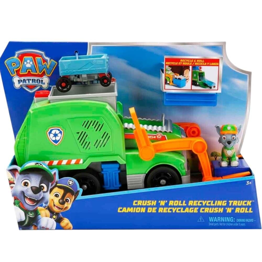 Paw Patrol Rocky ve Crush N Roll Geri Dönüşüm Aracı 6071248