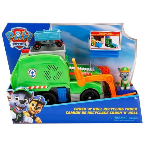 Paw Patrol Rocky ve Crush N Roll Geri Dönüşüm Aracı 6071248