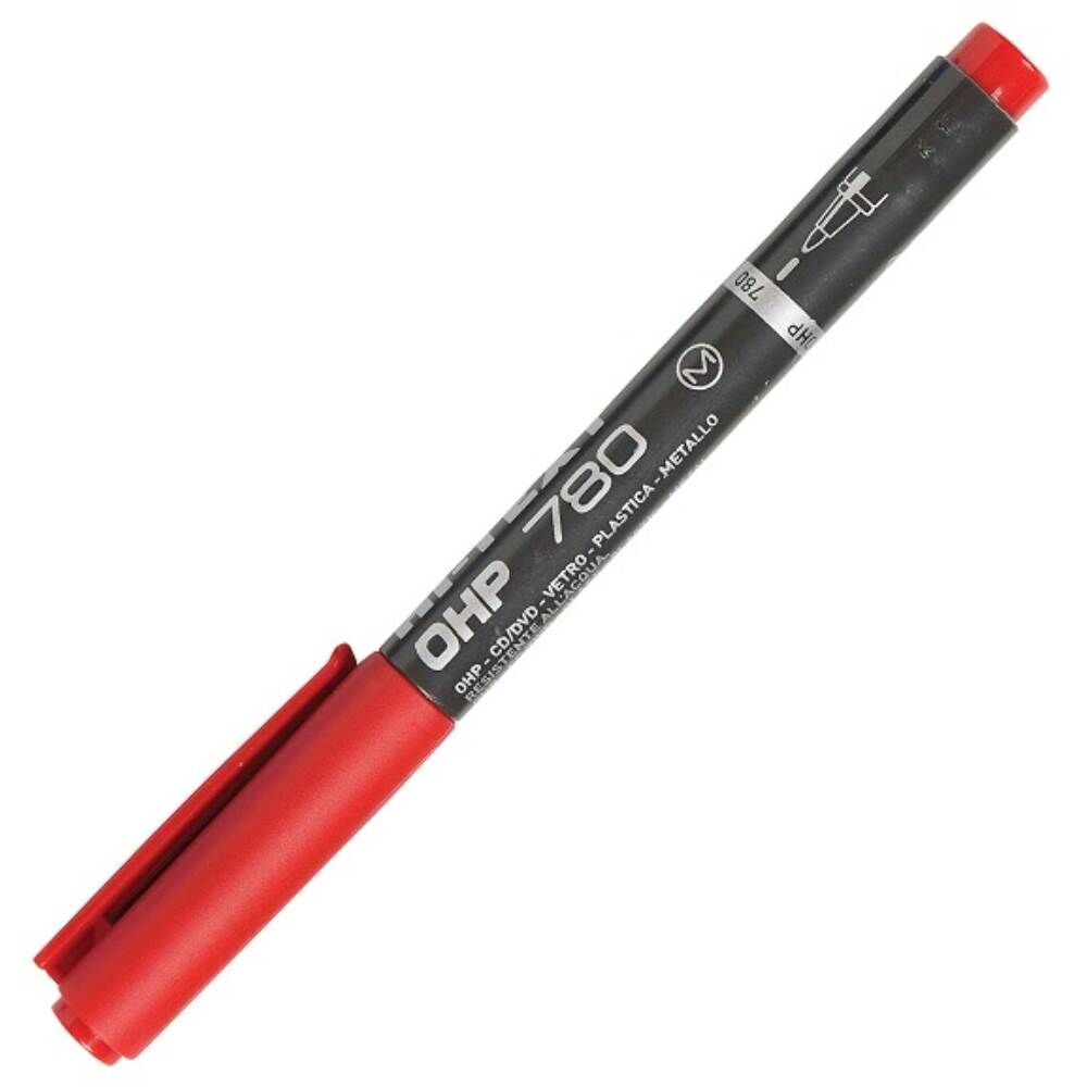 Hi-Text Asetat Kalemi 780-M Kırmızı