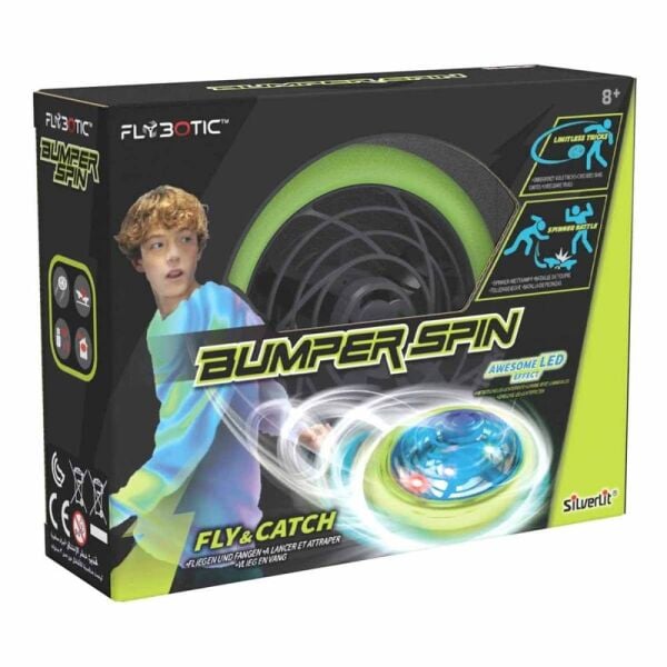 Silverlit Işıklı USB Şarjlı Bumper Spin Siyah