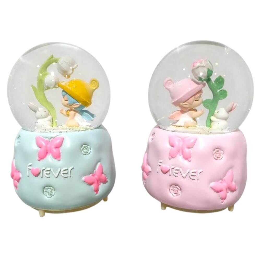 Sulu Kar Küresi Büyük Boy Pilli Tavşan 3869