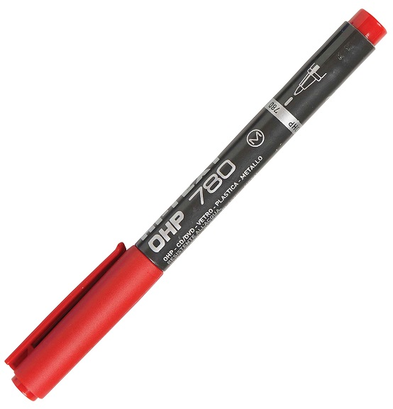 Hi-Text Asetat Kalemi 780-S Kırmızı