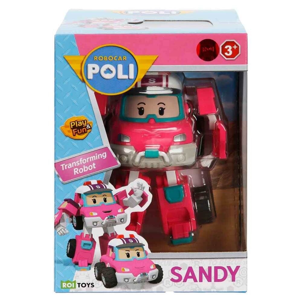 Robocar Poli Transforming Robot Figür Sandy