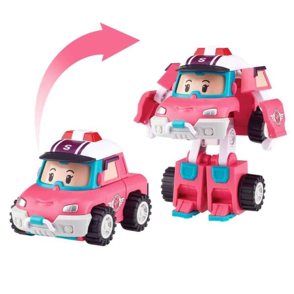 Robocar Poli Transforming Robot Figür Sandy