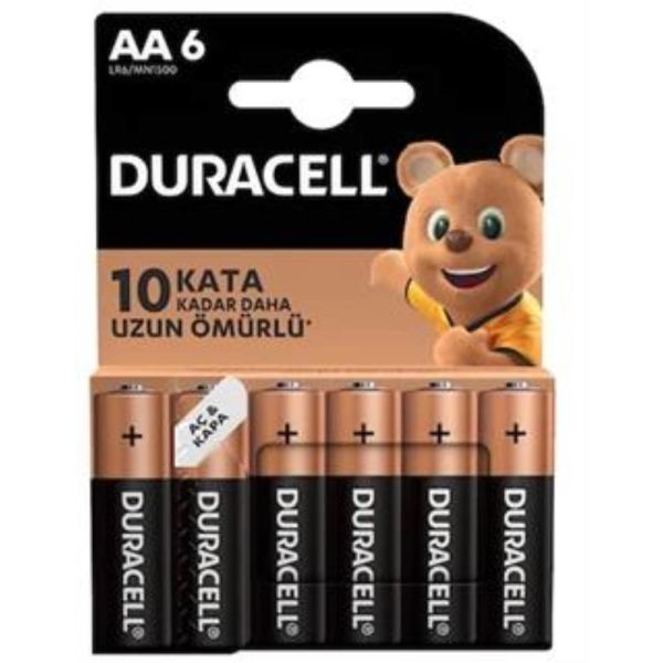 Duracell Pil 6 Lı Aa Kalem