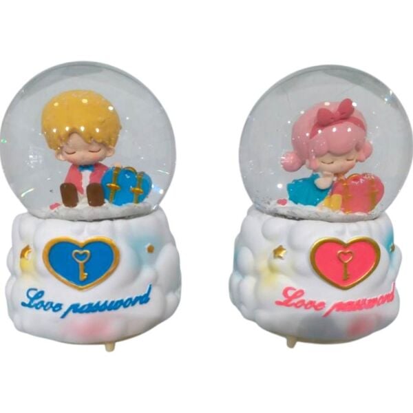 Sulu Kar Küresi Büyük Boy Pilli Çocuk 3155