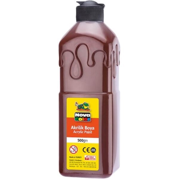 Nova Color NC-387 500 gr Kahverengi Akrilik Boya