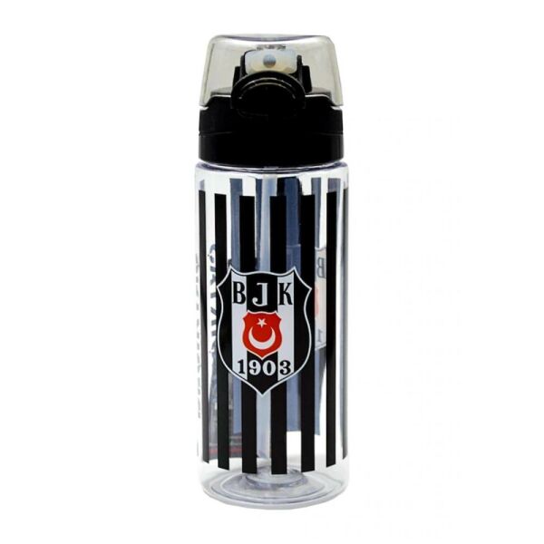 Beşiktaş Plastik Matara 500 ml Siyah 24391