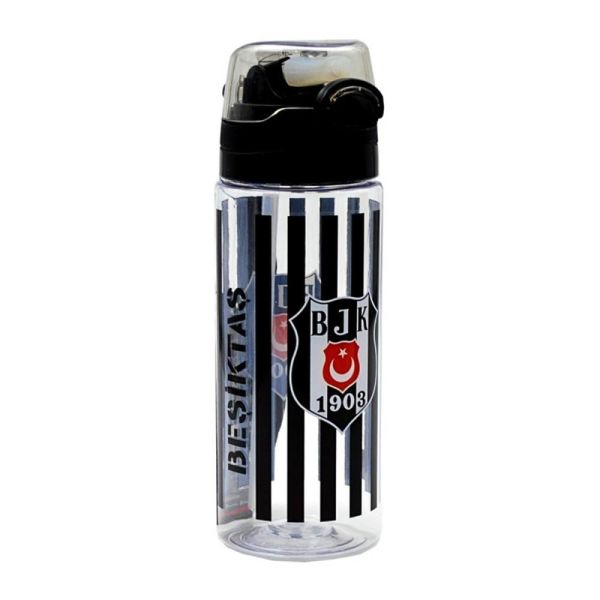 Beşiktaş Plastik Matara 500 ml Siyah 24391