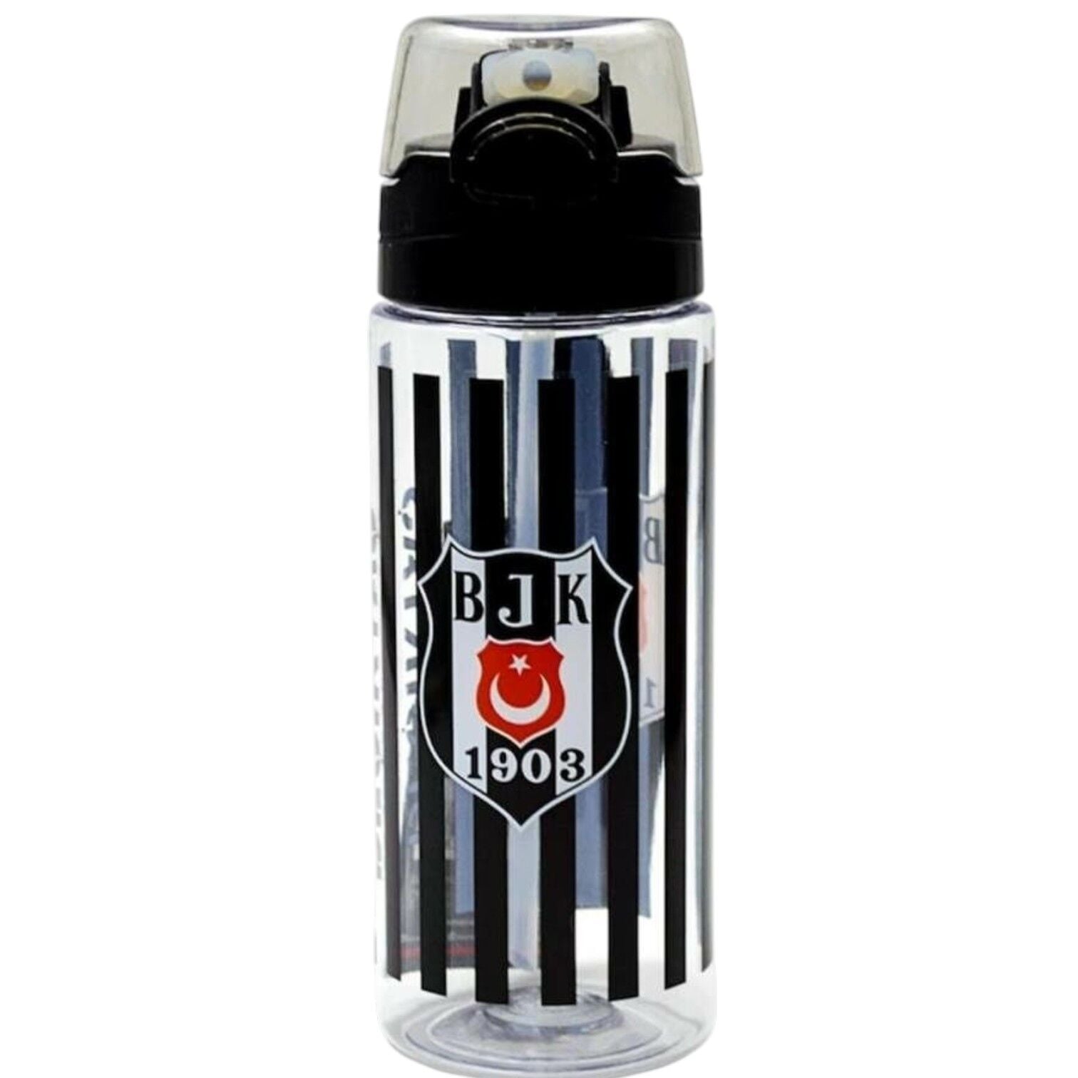 Beşiktaş Plastik Matara 500 ml Siyah 24391