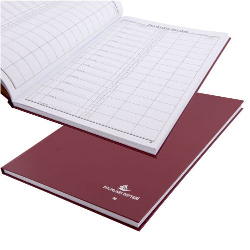 Özkan Poliklinik Defteri 41x28 cm Ciltli 96 Yaprak BM076