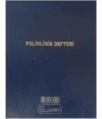 Özkan Poliklinik Defteri 41x28 cm Ciltli 96 Yaprak BM076