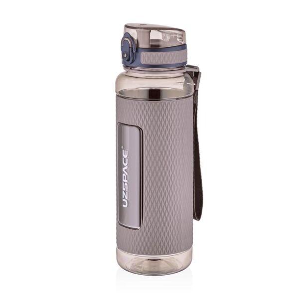 Uzspace Silikon 1100 ml Tritan Matara 5046-2 Kahverengi