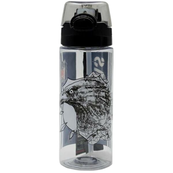 Beşiktaş Plastik Matara 500 ml Siyah 24390