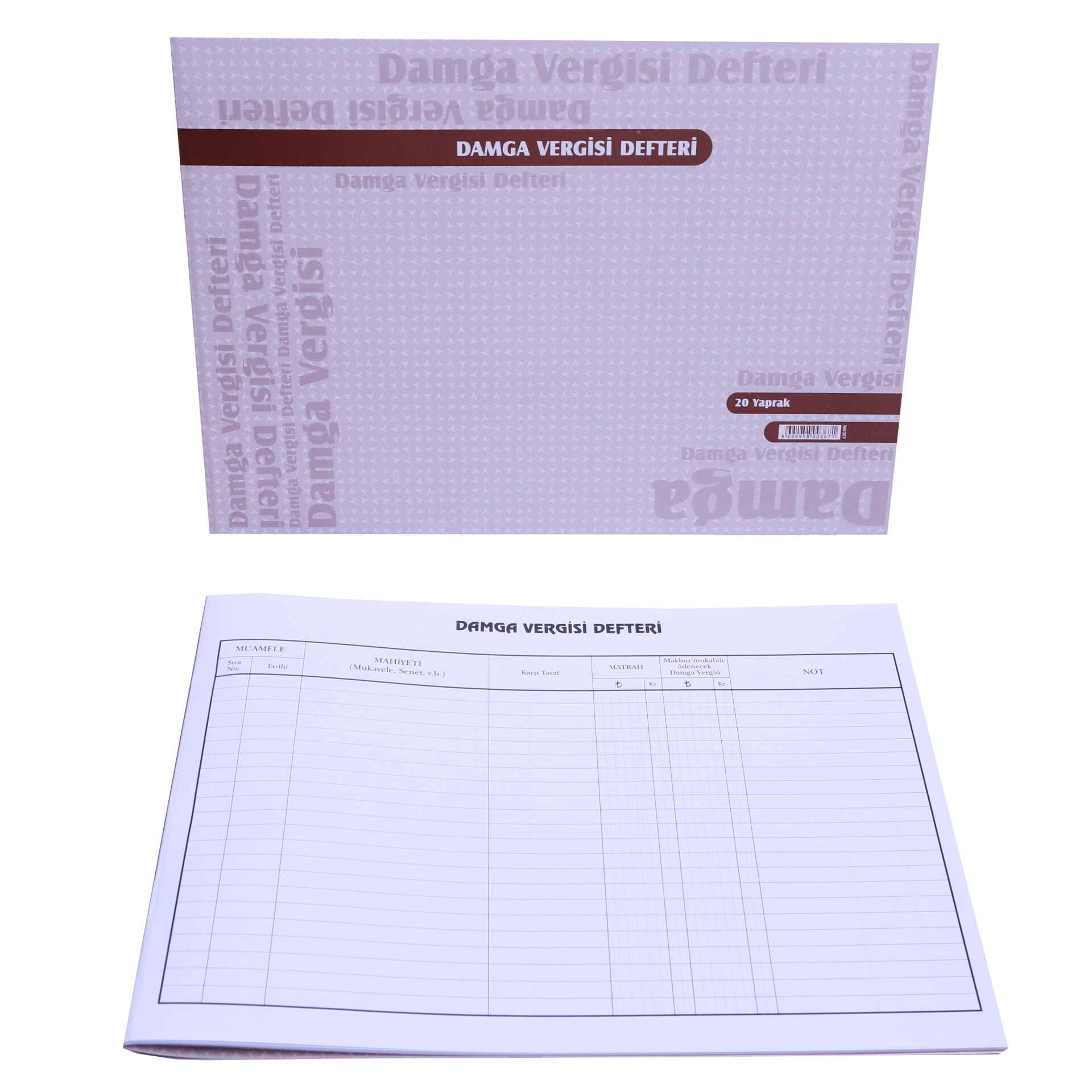 Özkan Damga Vergisi Defteri 40 Yaprak 0257 M0923