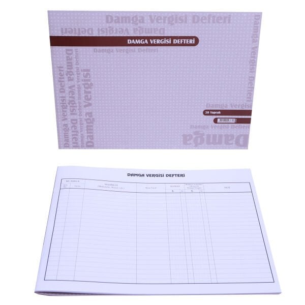 Özkan Damga Vergisi Defteri 40 Yaprak 0257 M0923