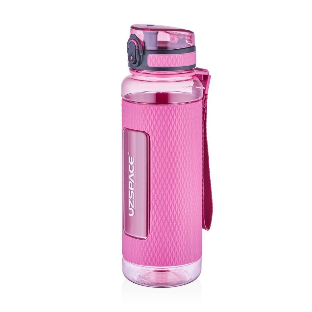 Uzspace Silikon 1100 ml Tritan Matara 5046-2 Pembe