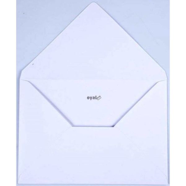 Oyal Zarf Davetiye 17.6X25 110 Gr Beyaz 30004148