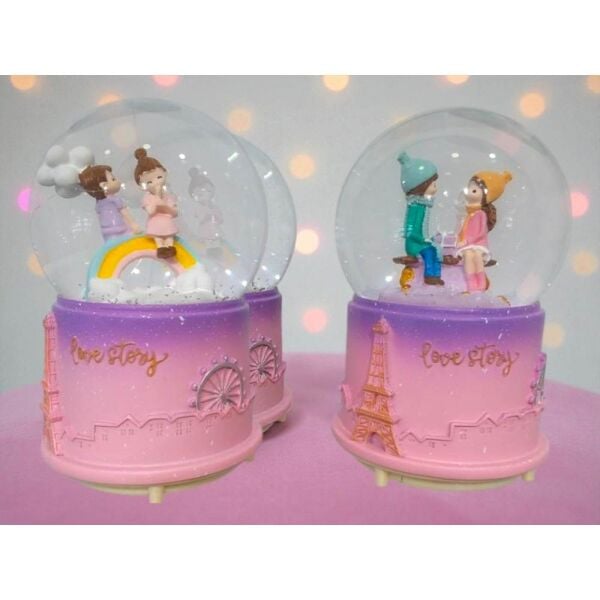 Sulu Küre Büyük Boy Pilli Sevgili Model 3150