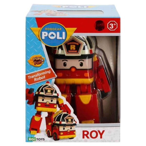 Robocar Poli Transforming Robot Figür Roy