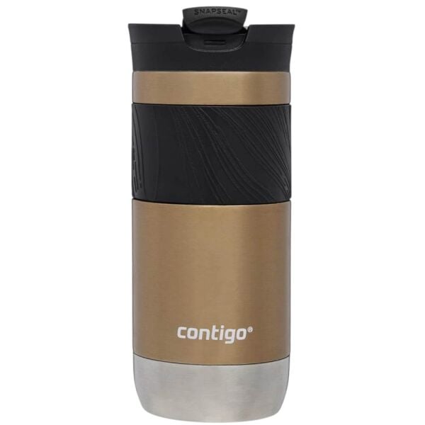Contigo Byron Pro Snapseal Çelik Termos Bardak 470ml Karamel