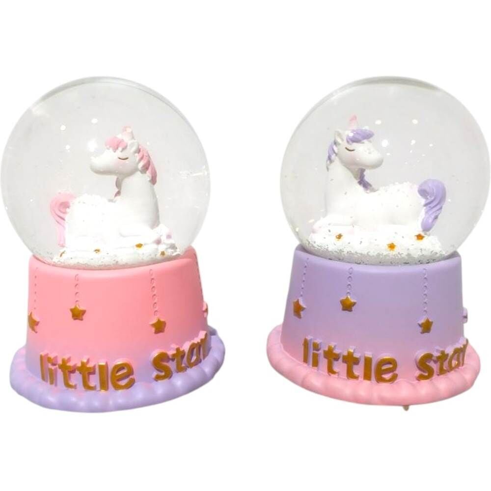 Sulu Küre Büyük Boy Pilli Unicorn Atlı 3157