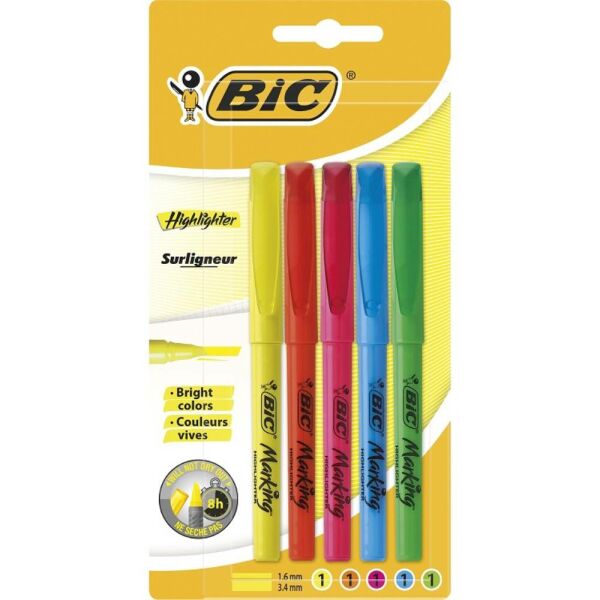 Bıc Fosforlu Kalem Brıte Lıner Set 5 Li Karışık Bls. 893133