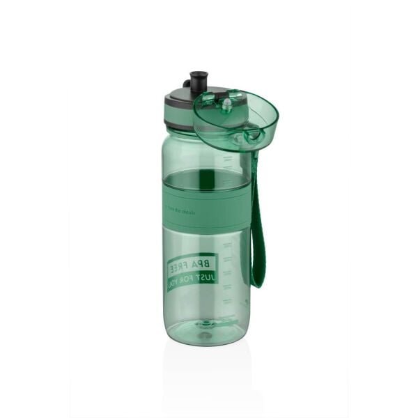 Uzspace Silikon Gövde 650 ml Tritan Matara 5029-2 Yeşil