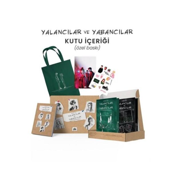 Yalancılar ve Yabancılar Kitap Seti 2 Kitap Yandan Boyalı