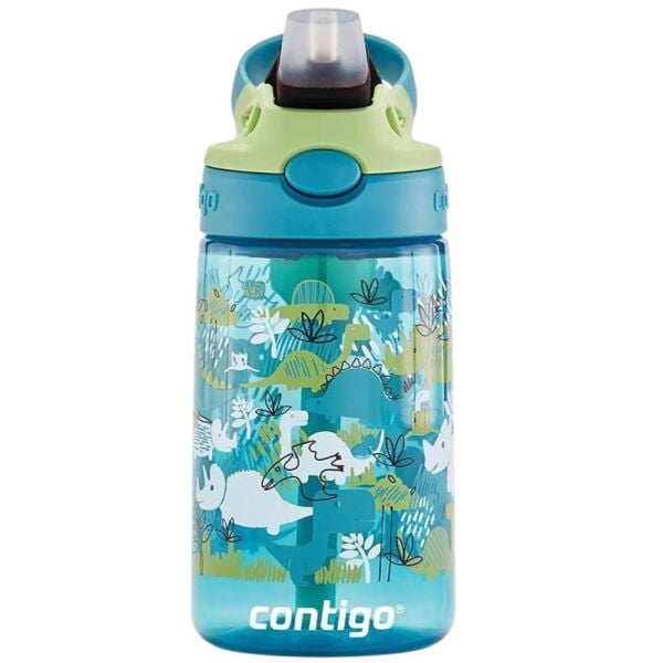 Contigo Gizmo Flip Pro Dinos Tritan Çocuk Suluğu 420 ml Yeşil