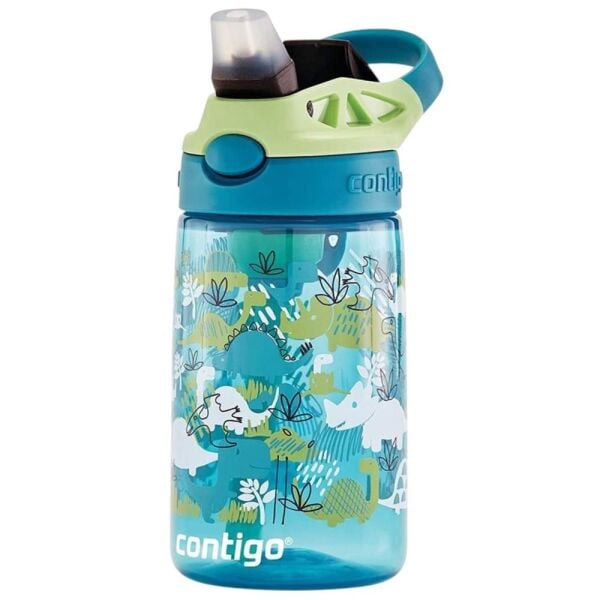 Contigo Gizmo Flip Pro Dinos Tritan Çocuk Suluğu 420 ml Yeşil