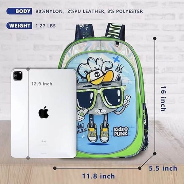 ÇÇS 51727 Yeşil İlkokul Çantası