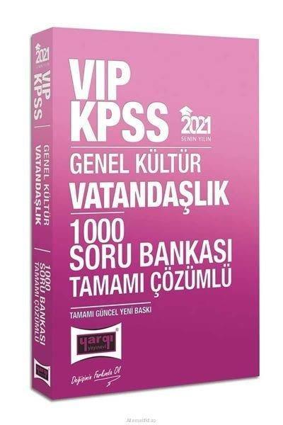 Yargı Kpss 2021 Gk Vatandaşlık 1000 Soru Bankası Çözümlü