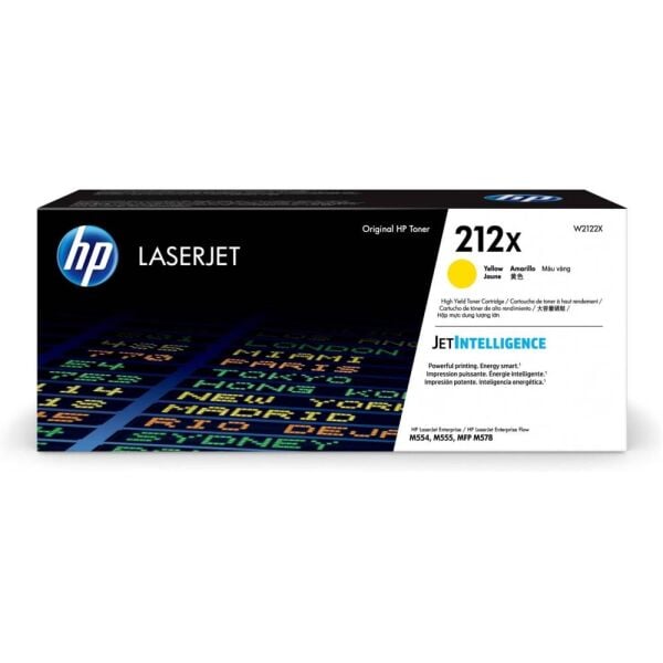 Hp 212X Yellow Yüksek Kapasite Toner W2122X