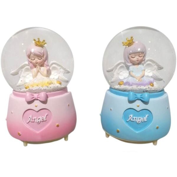 Sulu Küre Büyük Boy Pilli Kanatlı Melek 3501