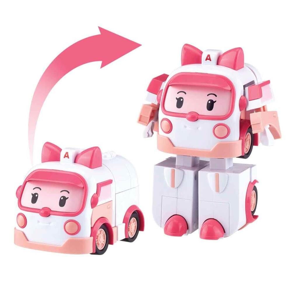 Robocar Poli Transforming Robot Figür Amber