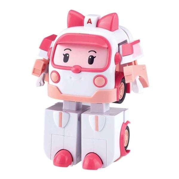 Robocar Poli Transforming Robot Figür Amber