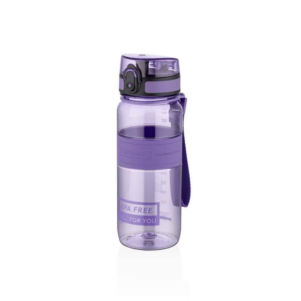 Uzspace Silikon Gövde 650 ml Tritan Matara 5029-2 Mor