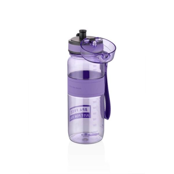 Uzspace Silikon Gövde 650 ml Tritan Matara 5029-2 Mor
