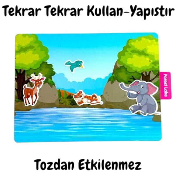 Lino LS-302 Tekrar Kullanılabilen Sticker Animal Paradise