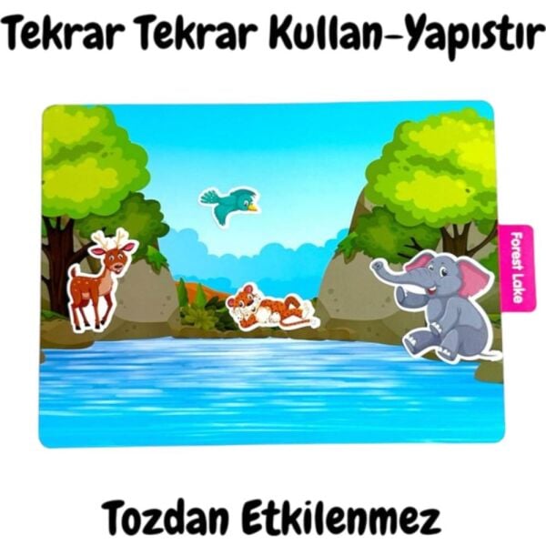 Lino LS-302 Tekrar Kullanılabilen Sticker Animal Paradise