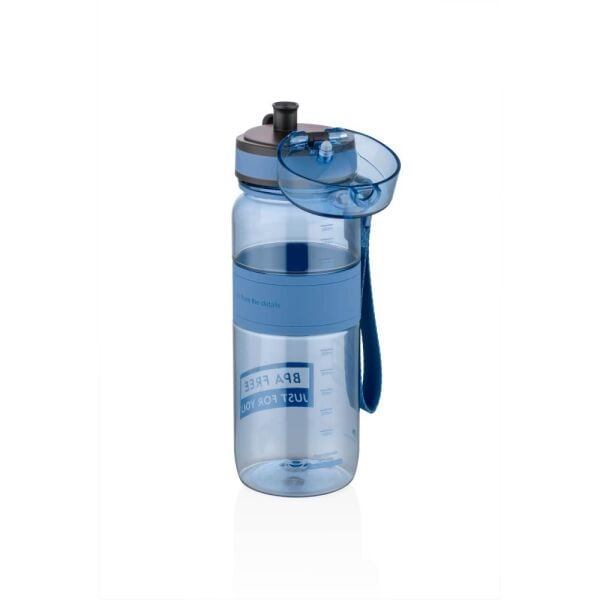 Uzspace Silikon Gövde 650 ml Tritan Matara 5029-2 Mavi