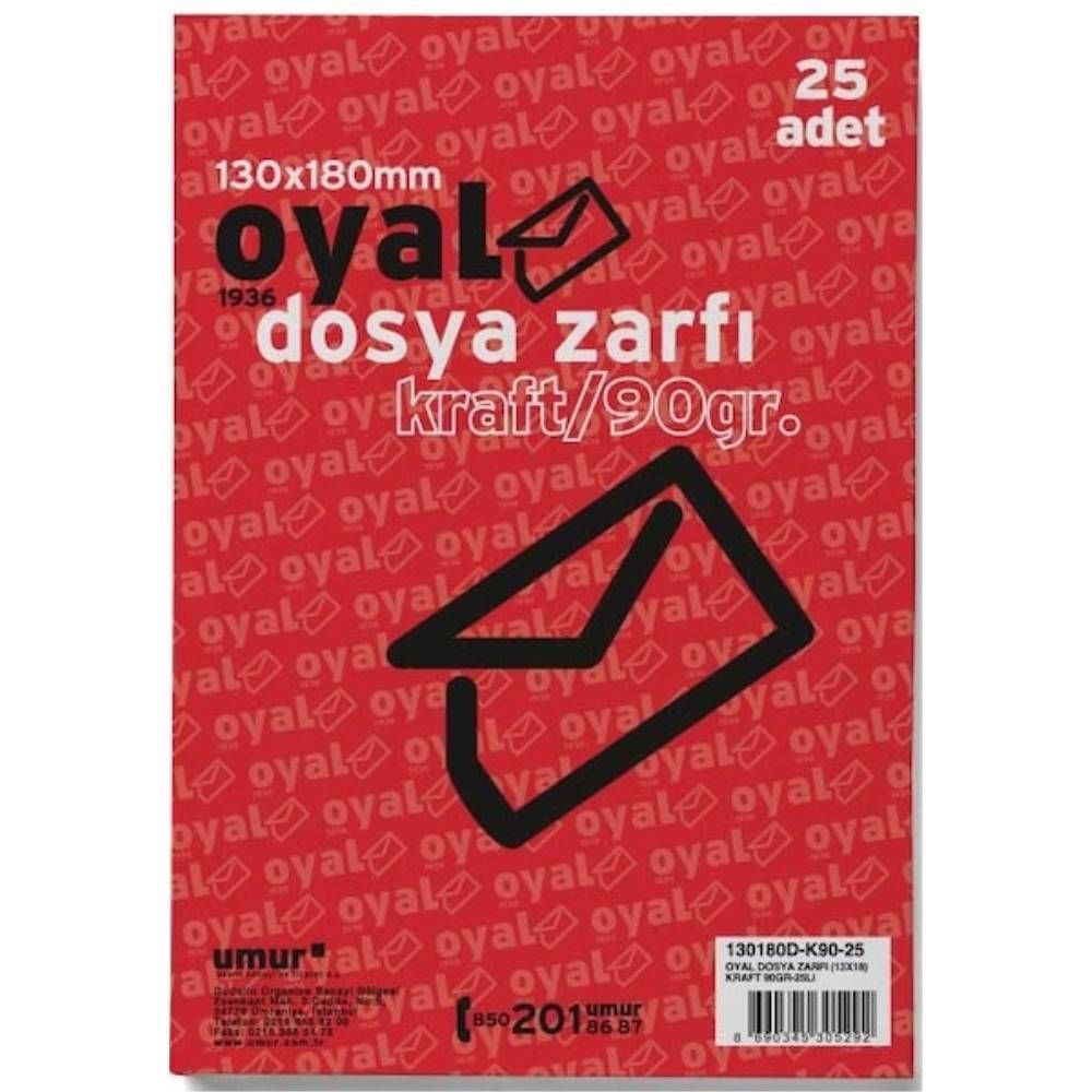 Oyal Zarf Dosya 13X18 90 Gr Kraft 30004115